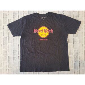 Classic Hard Rock Cafe Orlando Florida Black Men's Unisex XL